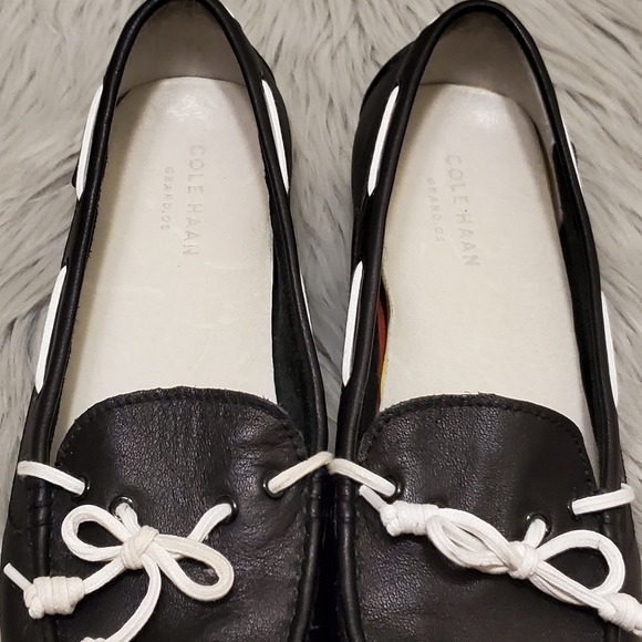 Cole Haan Black Zerogrand Moc Driver Sz 9 - Picture 3 of 8